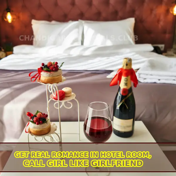 Whine Bottle and Cake in Hotel Room